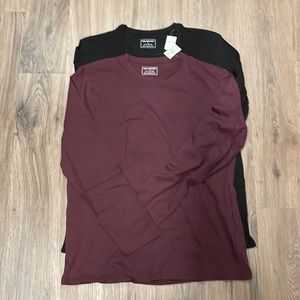 NWT 2 Men’s XL Cedar Wood State Longsleeve Tee Shirts THIN